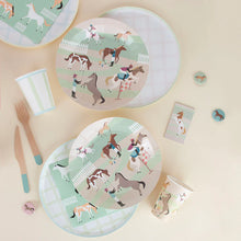 Load image into Gallery viewer, Paper Party Plates, Horses
