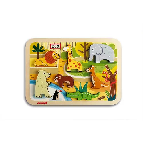 Chunky Wooden Puzzle, Zoo