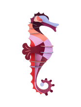 Load image into Gallery viewer, Studio Roof ''Coraline Seahorse'' Decoration