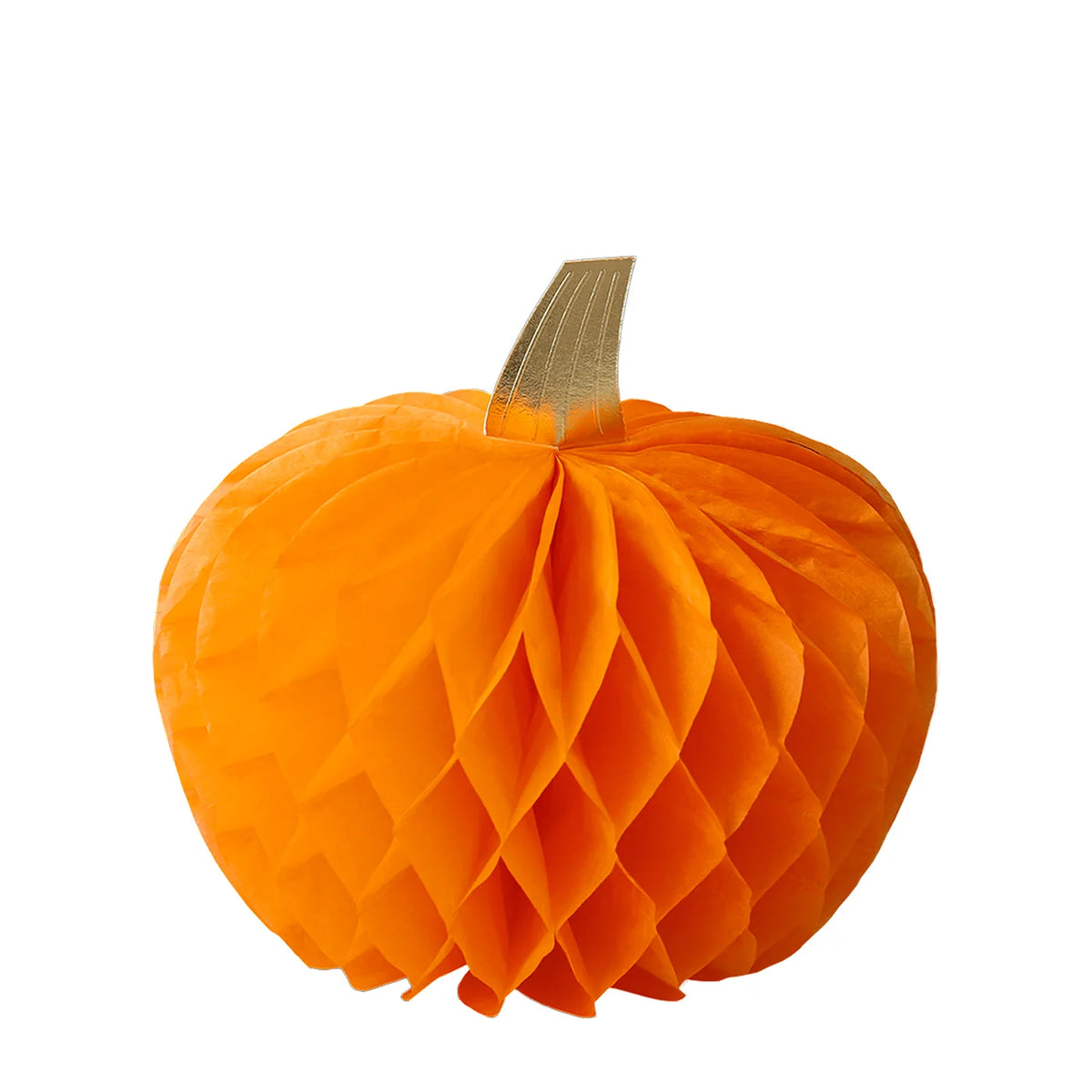 Honeycomb Pumpkins, Halloween Deco