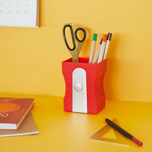 Load image into Gallery viewer, Desk Tidy, Pencil Sharpener Red