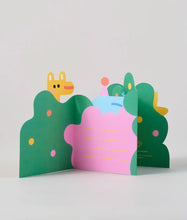 Load image into Gallery viewer, ''Jungle'' Fold Out Kids' Birthday Card