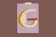 Lade das Bild in den Galerie-Viewer, Buchstaben-Postkarte, A - Z