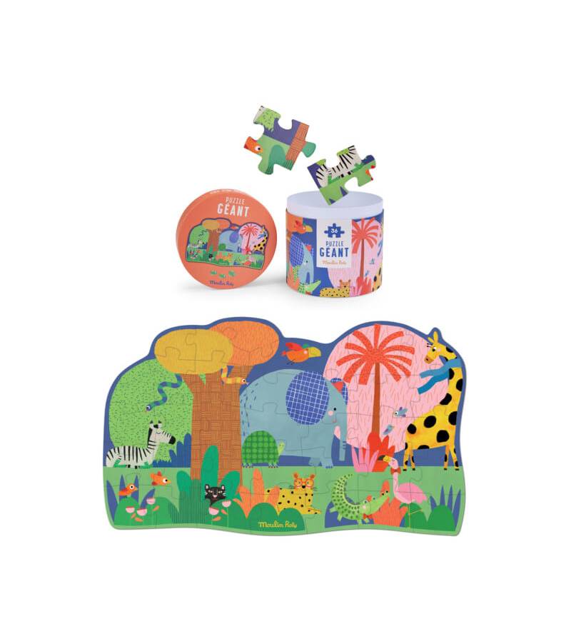 Giant Puzzle ''Animals'' 36 Pieces