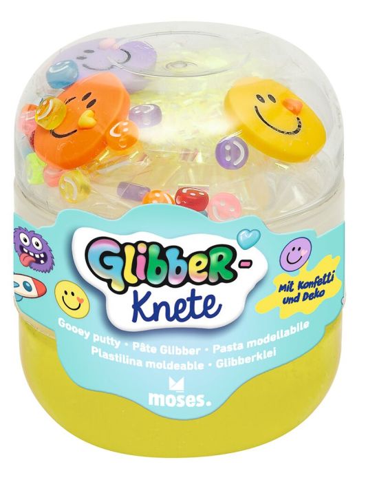 Slime Putty with Accessories, Yellow