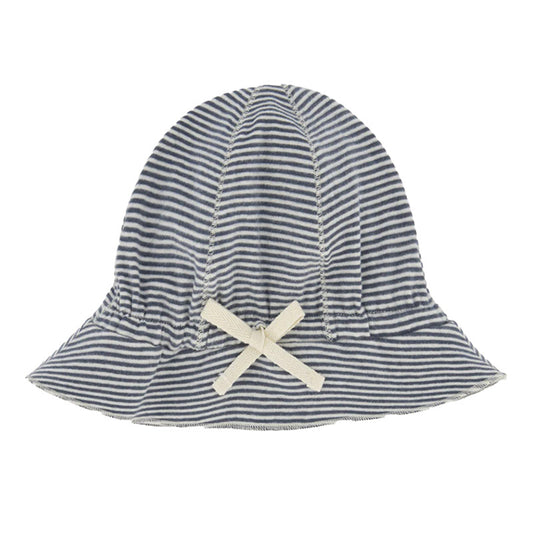 Baby Sun Hat ''Blue Grey'' GOTS Organic Cotton
