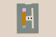 Lade das Bild in den Galerie-Viewer, Buchstaben-Postkarte, A - Z