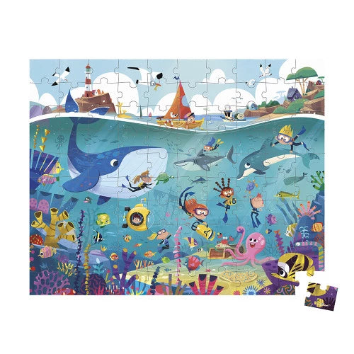 100-Teile-Puzzle, Der Meeresboden