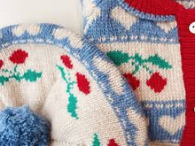 Load image into Gallery viewer, Children's Beret ''Belou Cherry Stripe''