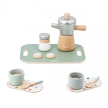 Load image into Gallery viewer, Wooden Italian Style Coffee Maker Play Set