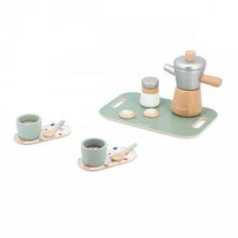 Load image into Gallery viewer, Wooden Italian Style Coffee Maker Play Set