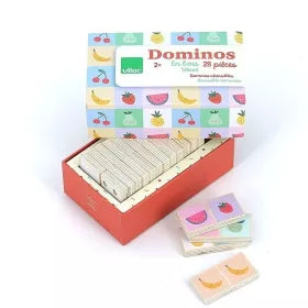 Beidseitige Holz-Dominos, Früchte
