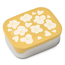 Load image into Gallery viewer, Liewood Arthur Lunch Box, Flower / Lemon Yellow