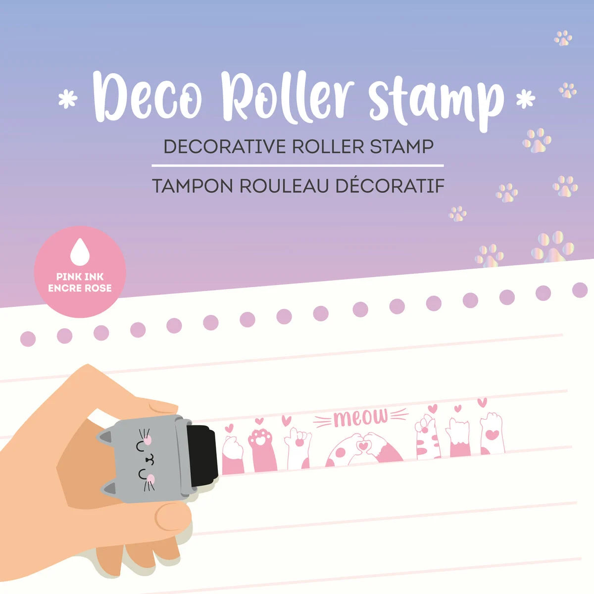 Legami Deco Rollenstempel, Kitty