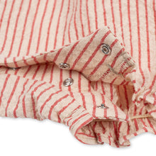 Load image into Gallery viewer, Ellie Frill Romper ''Amour Stripe'' 74 / 9 Months
