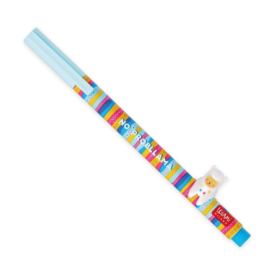 Gel Pen ''Lovely Friends Lama'' Striped