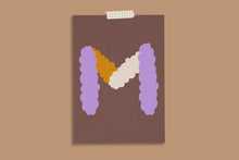 Lade das Bild in den Galerie-Viewer, Buchstaben-Postkarte, A - Z