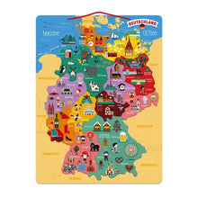 Lade das Bild in den Galerie-Viewer, Magnetische Deutschlandkarte, Deutsche Ausgabe
