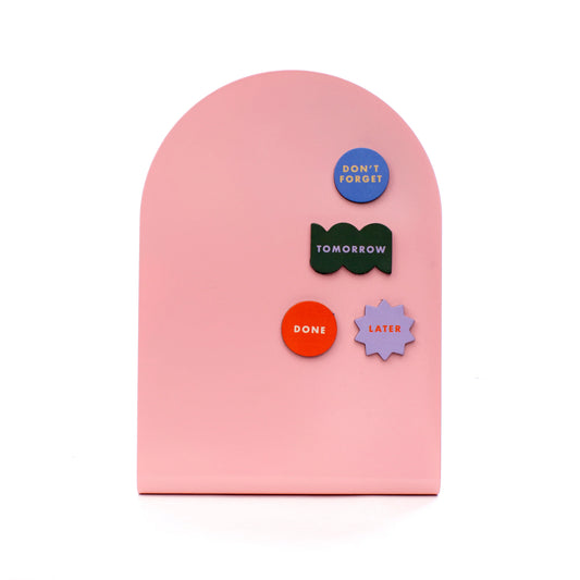 Inkerie Magnetic Memo Board, Pink