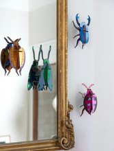 Lade das Bild in den Galerie-Viewer, Studio Roof, Lumen Pink Beetle Decoration