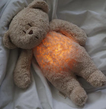 Lade das Bild in den Galerie-Viewer, Moonie summender Bio-Bär mit Lampe ''Sand Natur''