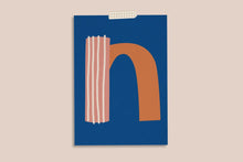 Lade das Bild in den Galerie-Viewer, Buchstaben-Postkarte, A - Z