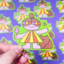 Load image into Gallery viewer, Vinyl Sticker, Nature Girl