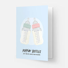 Load image into Gallery viewer, ''Poppin' Bottles'' Greetings Card