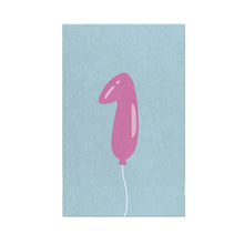 Lade das Bild in den Galerie-Viewer, Ballon-Zahlen-Postkarte, Verschiedene