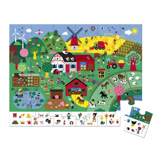 24-teiliges Puzzle „Farm“