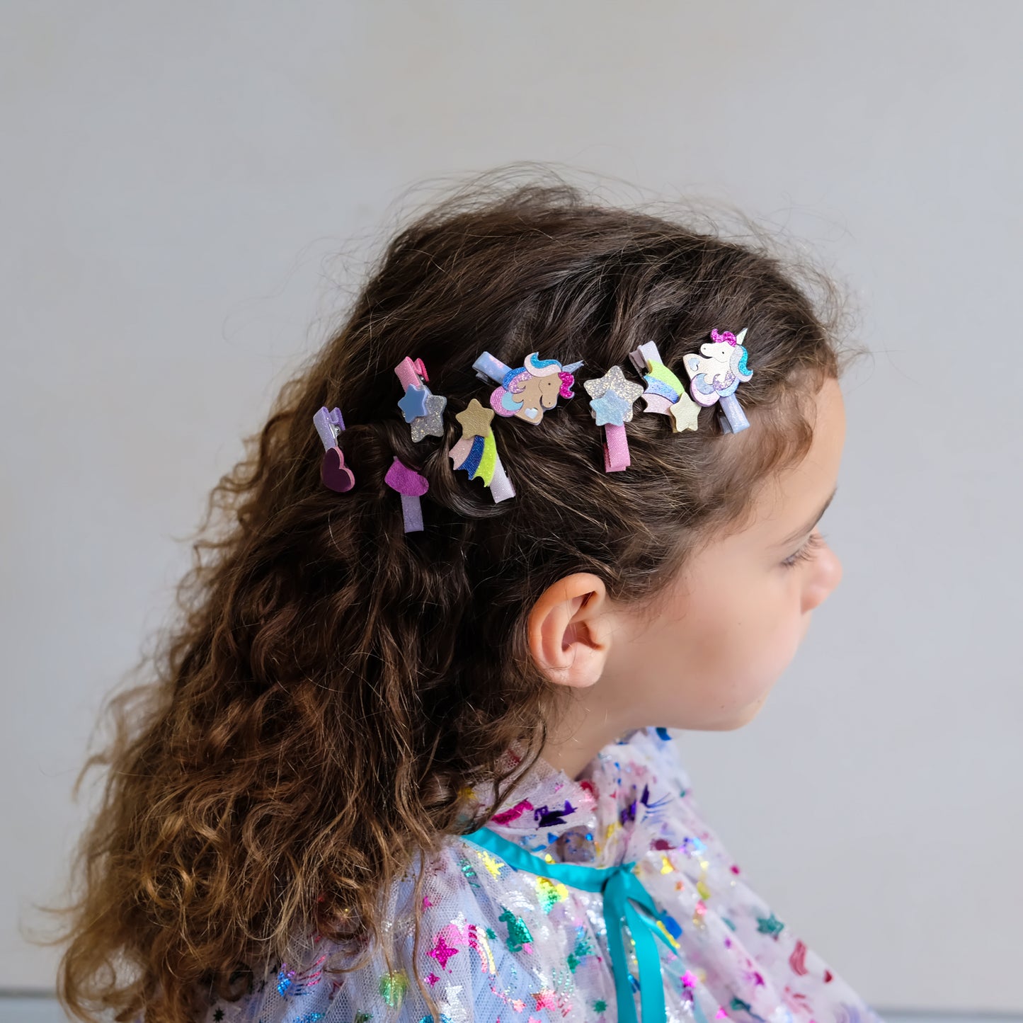 Mini Hair Clips, Unicornland