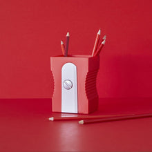Load image into Gallery viewer, Desk Tidy, Pencil Sharpener Red
