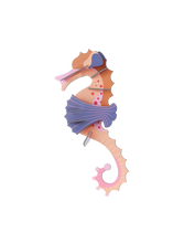 Load image into Gallery viewer, Studio Roof, Pink Seahorse Decoration