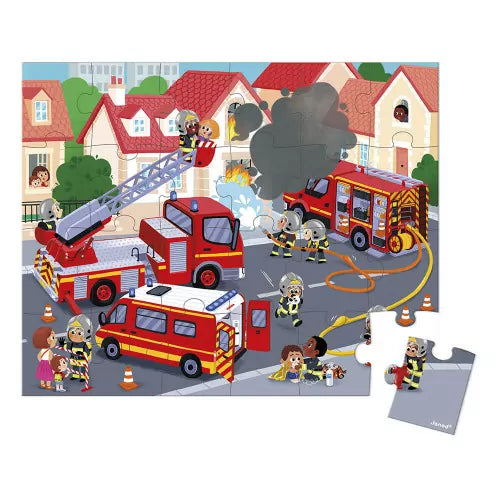 24 Piece Puzzle, Firefighters