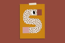 Lade das Bild in den Galerie-Viewer, Buchstaben-Postkarte, A - Z