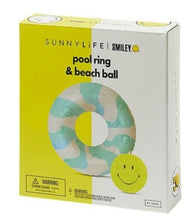 Load image into Gallery viewer, Swim Ring & Beach Ball Set, Smiley