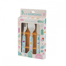 Load image into Gallery viewer, Toddler Cutlery Set ''Ice''