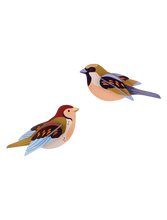 Lade das Bild in den Galerie-Viewer, Studio Roof „Garten Vogel, Spatzen“ Wanddekoration