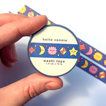 Load image into Gallery viewer, Washi Tape, Star and Moon