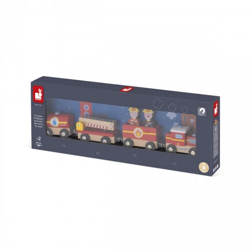 Train Fire Brigade with Figures