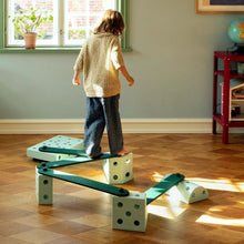 Load image into Gallery viewer, MODU Balance Track Set, Ocean Mint / Forest Green