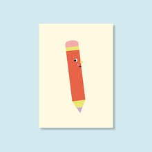 Load image into Gallery viewer, Postcard ''Pencil''