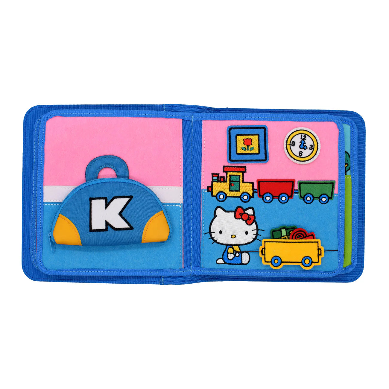 Hello Kitty Montessori Buch- & Rucksack-Set, Blau