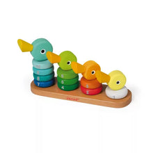Load image into Gallery viewer, Wooden Stacking Toy ''Zigolos Ducks''