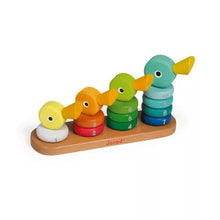 Load image into Gallery viewer, Wooden Stacking Toy ''Zigolos Ducks''