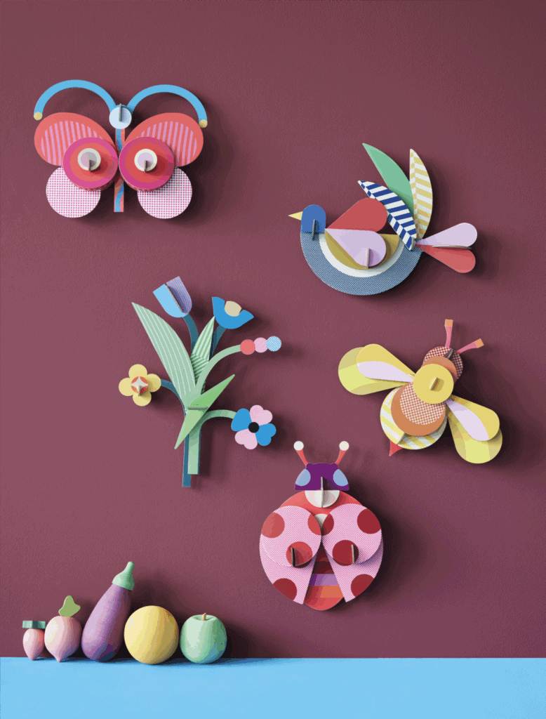 Studio Roof: Dotted Lady, Wall Decoration