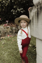 Load image into Gallery viewer, Footed Tights ''Maple Leaf''