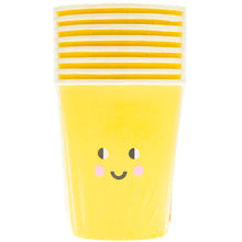Load image into Gallery viewer, Paper Party Cups ''Sun'' Set of 8