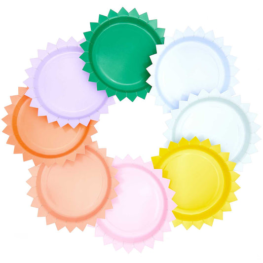 Partyteller aus Papier, bunt, 25 cm