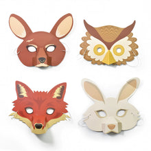 Load image into Gallery viewer, Create Your Own Woodland Animal Masks